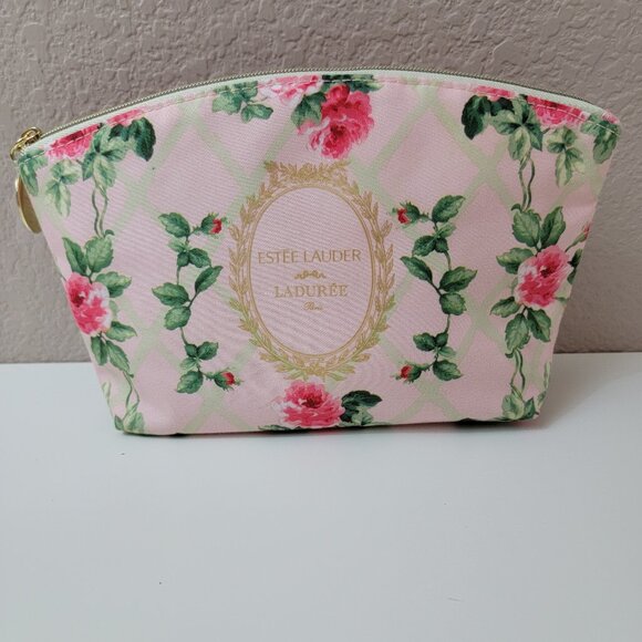 Estee Lauder Handbags - Estée Lauder x Ladurée Paris Floral Cosmetic Bag | Limited Edition | Like New
